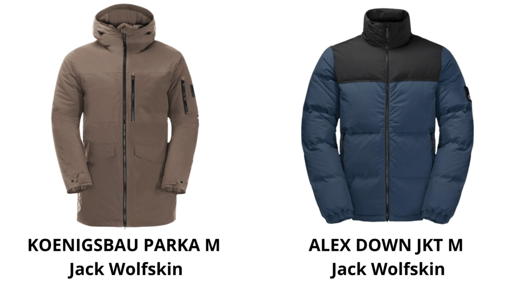 propozycję męskich modeli zimowych kurtek na zimę