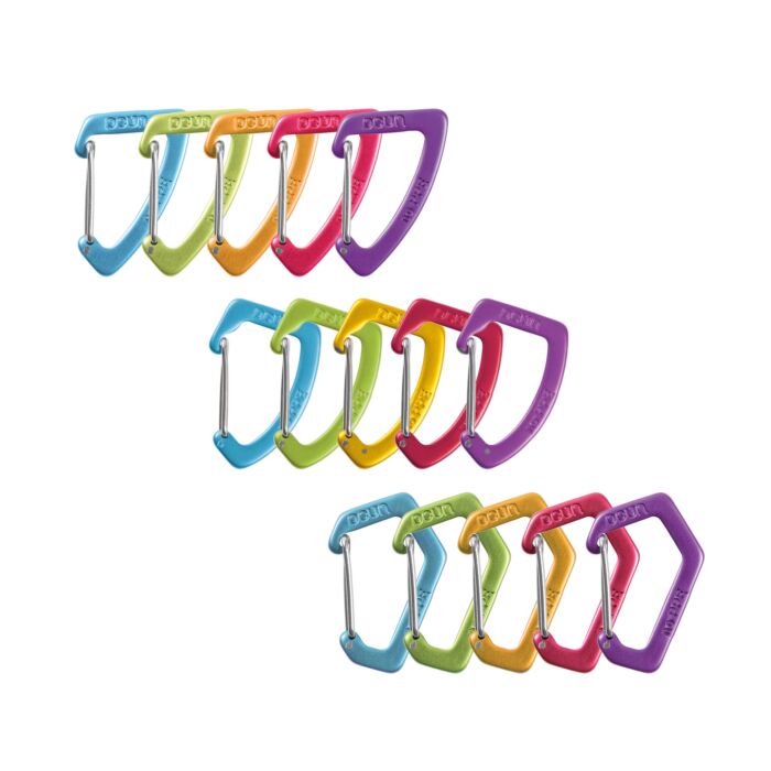  Akcesoria podróżne OCUN MINI CARABINER 4586-1PC, kolor wielokolorowy
