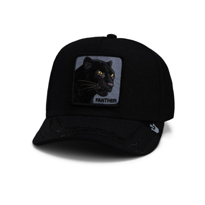  Czapka z daszkiem GOORIN BROS PANTHER FIELD 100 101-1450-BLK, kolor czarny