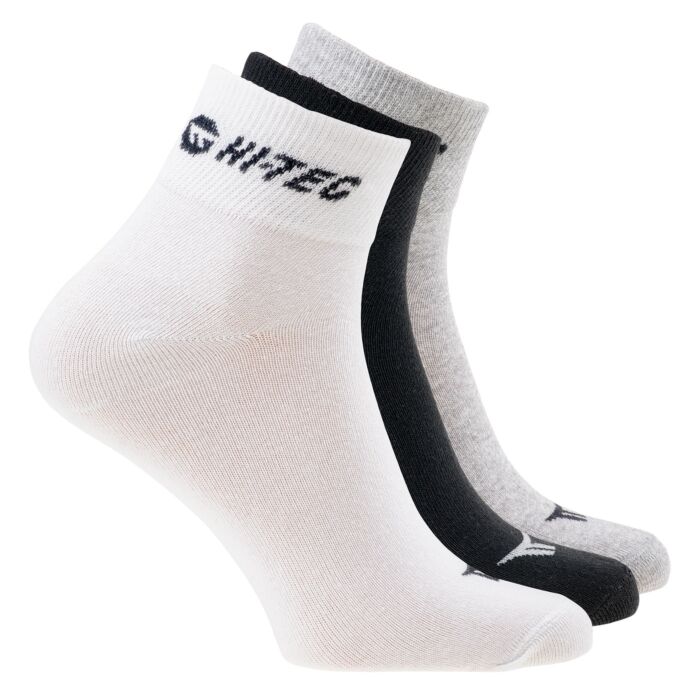 Męskie Skarpety za kostkę HI-TEC CHIRE PACK 88441-WHT/ BL/G M