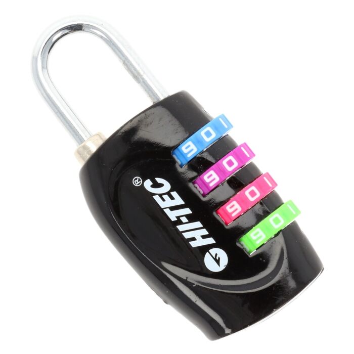  KŁÓDKA HI-TEC KETTE LOCK 38946-BLACK, kolor czarny