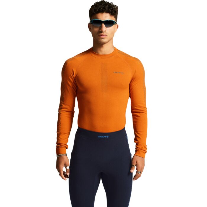 Męska Bluzka termoaktywna CRAFT ADV WARM INTENSITY LS M 1912518-558985, kolor Żółty