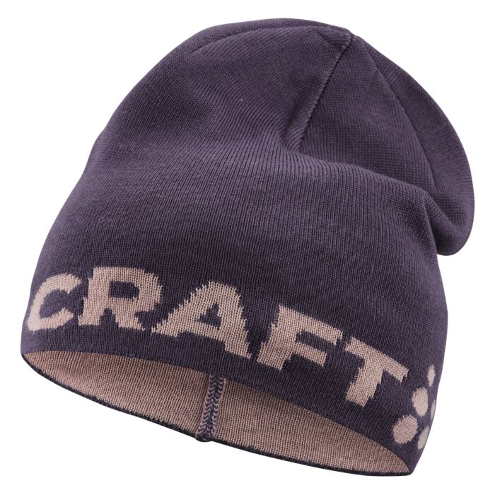  Czapka zimowa CRAFT ADV NORDIC TRAINING MERINO LOGO HAT 1914807-499000, kolor fioletowy