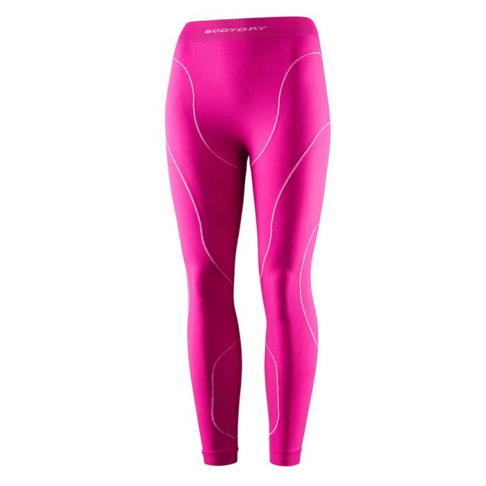Damskie Legginsy termoaktywne BODYDRY MAKALU PANTS MAKALPAN-PI, kolor różowy