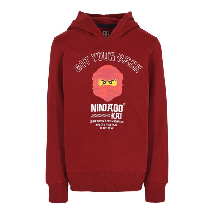Dziecięca Bluza LEGO COLLECTION M12010308 - SWEAT HOODIE 12010308-476, kolor bordowy