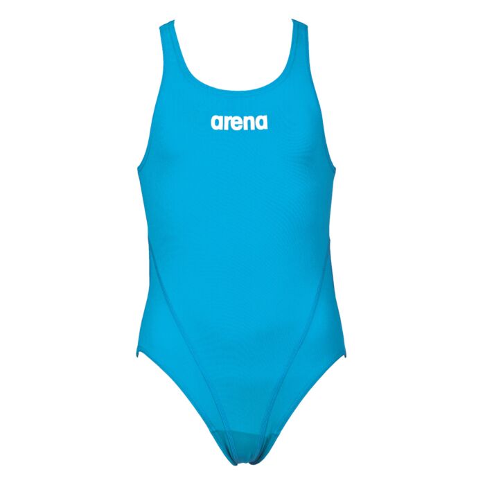 Dziecięcy Strój kąpielowy ARENA G SOLID SWIM TECH JR 2A262/81, kolor turkusowy
