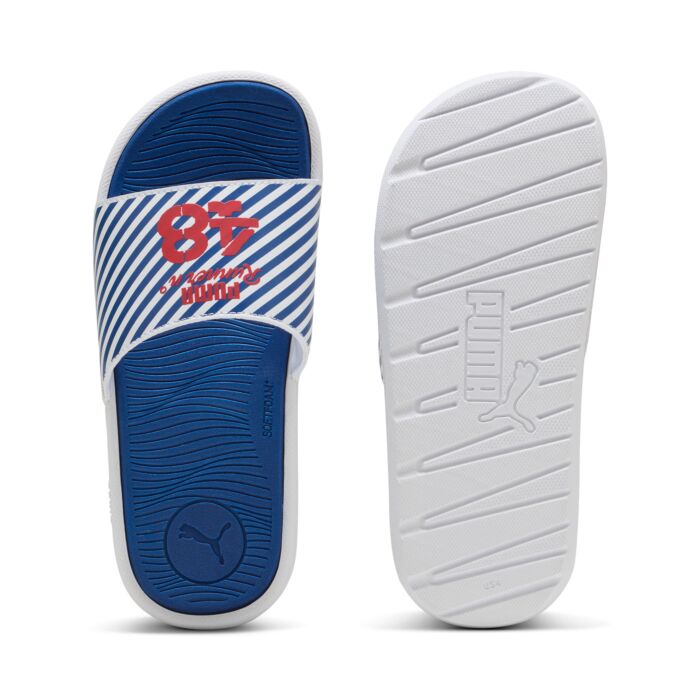 Dziecięce Klapki PUMA COOL CAT 2.0 RUN FUN JR 40283801, kolor granatowy