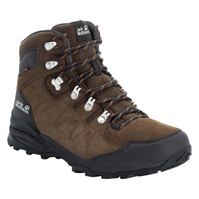 Męskie Buty JACK WOLFSKIN REFUGIO TEXAPORE MID M 4049841-5298, kolor brązowy