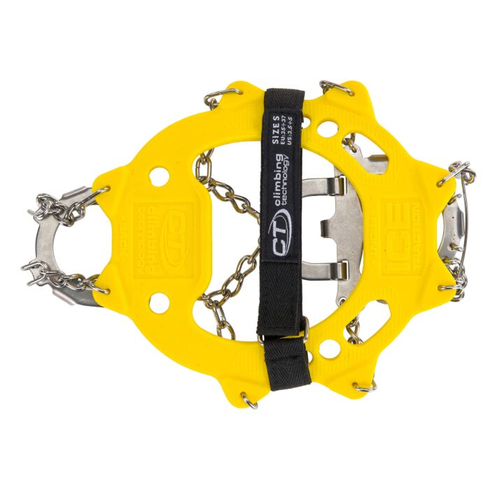  RACZKI CLIMBING TECHNOLOGY ICE TRACTION PLUS - STAINLESS STEEL SPIKES & CHAIN 4I895B0V104CTST, kolor Żółty