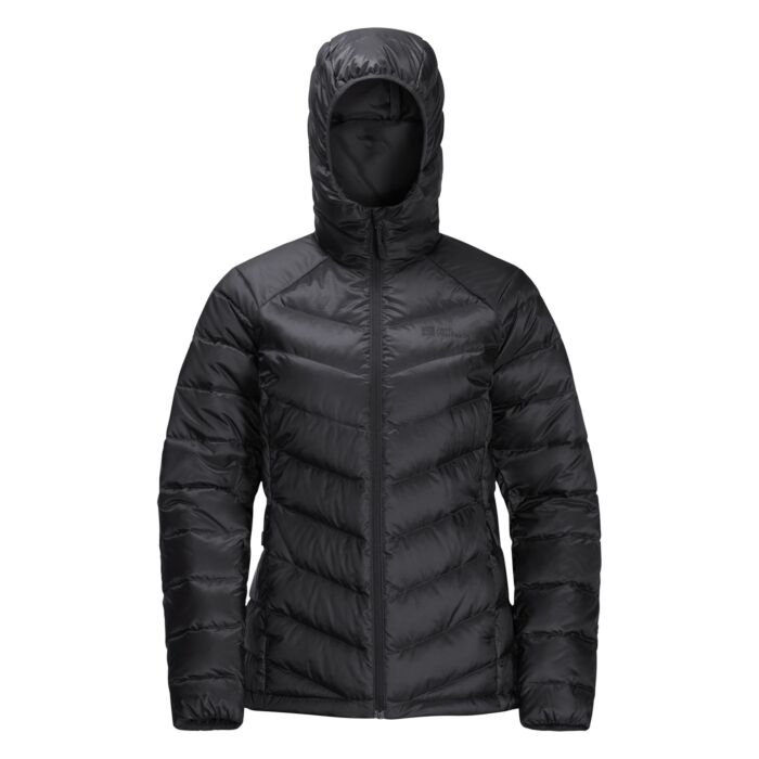 Damska Kurtka ocieplana JACK WOLFSKIN HOLLENBERG DOWN HOODY W 5031431-6000, kolor czarny
