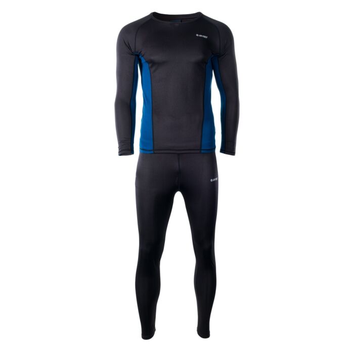 Męski Zestaw bielizny termoaktywnej HI-TEC KAMO SET 85562-BLK/POSEID