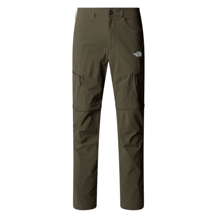 Męskie Spodnie THE NORTH FACE M EXPLORATION CONV REG TAPERED PANT - EU NF0A8BR421L1, kolor oliwkowy