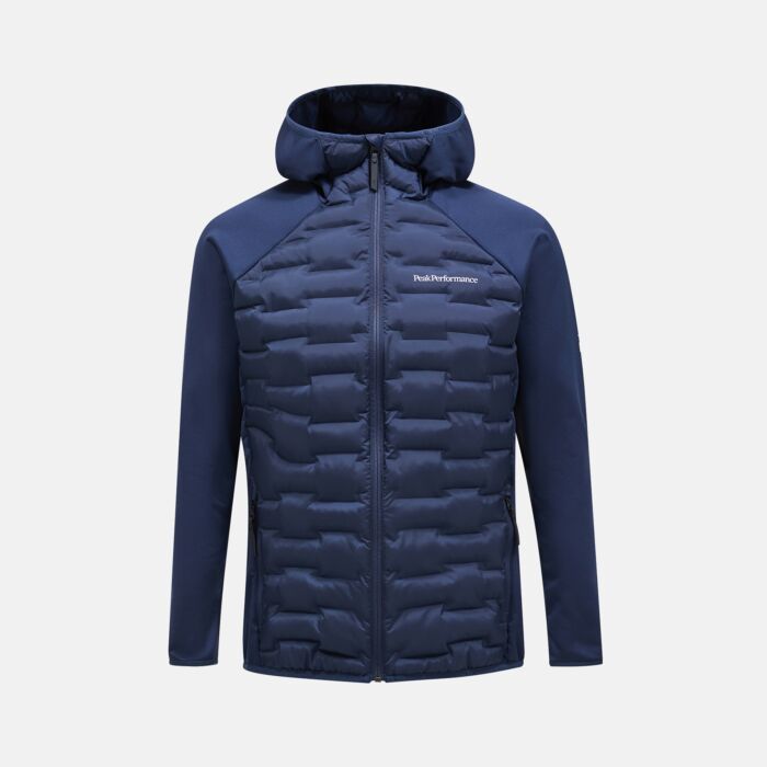 Męska Kurtka pikowana PEAK PERFORMANCE M ARGON HYBRID HOOD G79447020_2N3, kolor granatowy