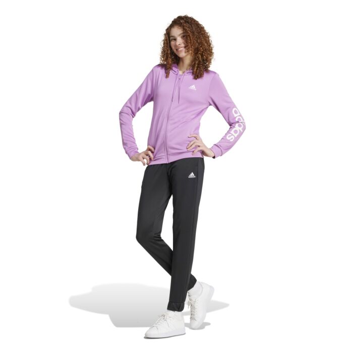 Női Szabadidőruha ADIDAS W LINEAR TS IX1127, szín lila