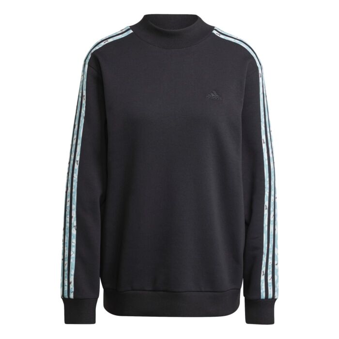 Női Pulóver ADIDAS W ANML 3S SWT IY1661, szín fekete