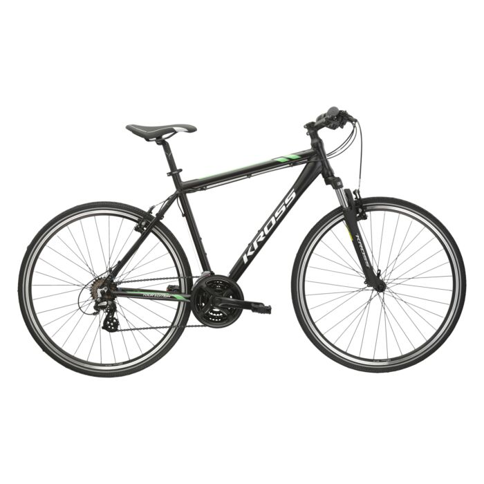 Męski Rower crossowy KROSS TOUR EDITION 24TOUEDMBLKGRN, kolor czarny