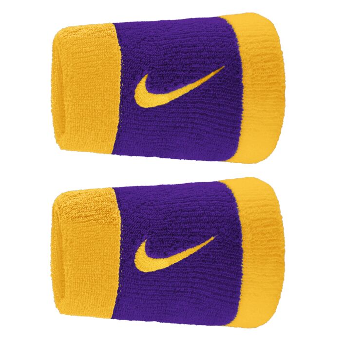  Frotka NIKE ACCESSORIES SWOOSH DOUBLEWIDE WRISTBANDS N.000.1586.730, kolor złoty