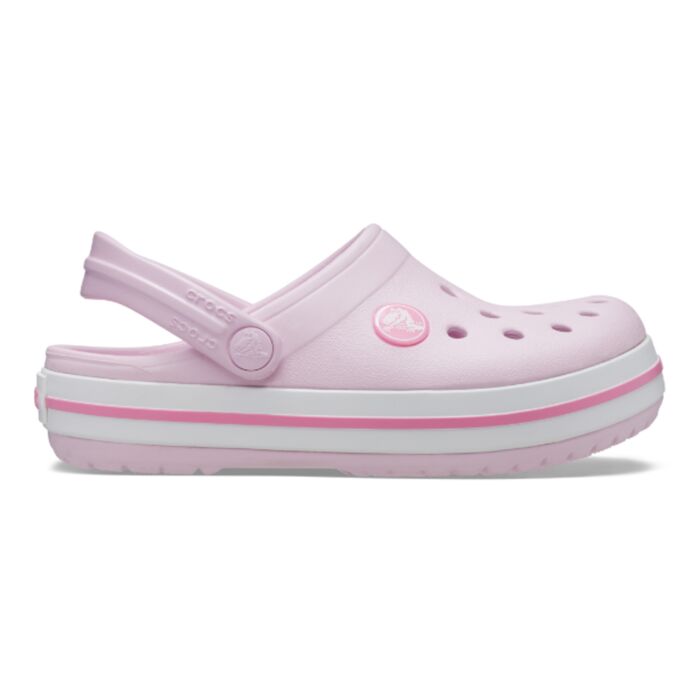 Dziecięce Klapki CROCS CROCBAND CLOG T 207005-6GD, kolor różowy
