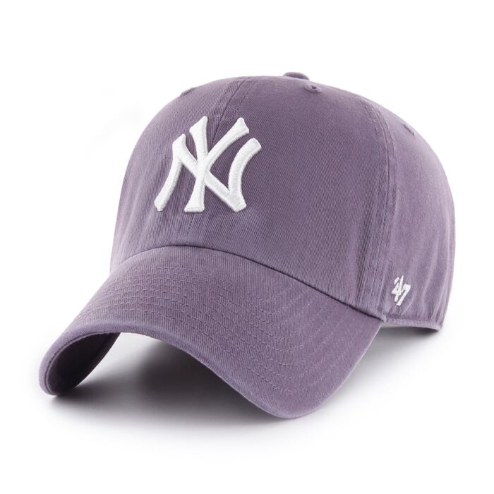  Czapka z daszkiem 47 MLB NEW YORK YANKEES 47 CLEAN UP B-RGW17GWSNL-II, kolor fioletowy
