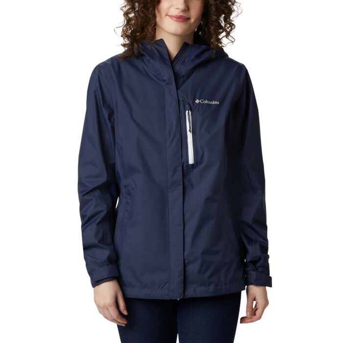 Damska Kurtka przejściowa COLUMBIA WOMENS POURING ADVENTURE 1760071469, kolor granatowy
