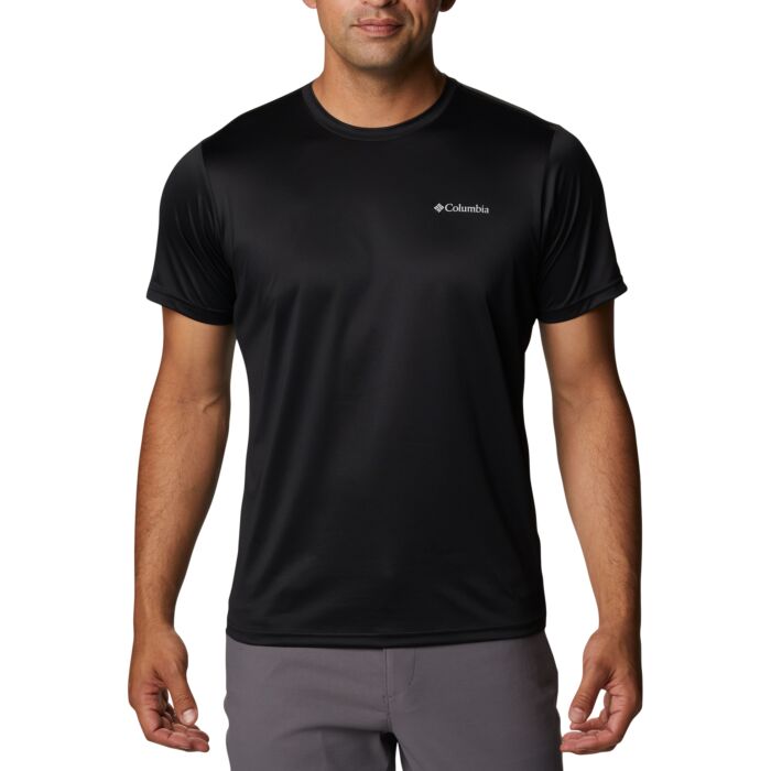Męska Koszulka z krótkim rękawem COLUMBIA COLUMBIA HIKE M CREW 1990391010, kolor czarny