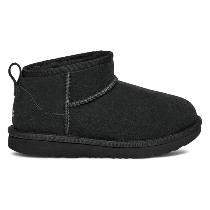 Dziecięce Buty zimowe UGG K CLASSIC ULTRA MINI 1130750K-BLK, kolor czarny