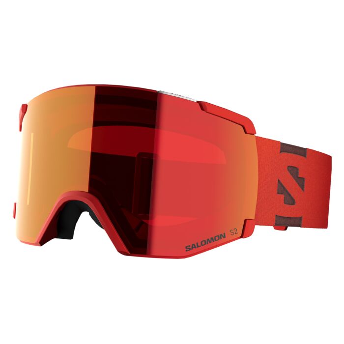  Gogle SALOMON S/VIEW L47641100, kolor czerwony