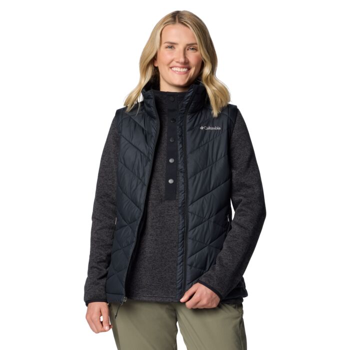 Damska Kamizelka pikowana COLUMBIA HEAVENLY II VEST 2089201010, kolor czarny