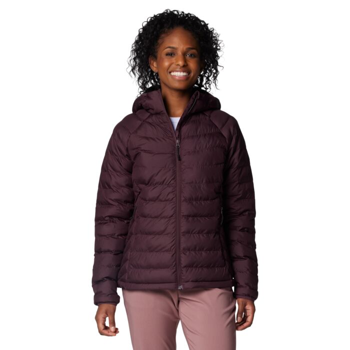 Damska Kurtka zimowa pikowana COLUMBIA POWDER LITE II HDD JKT W 2089391607, kolor bordowy