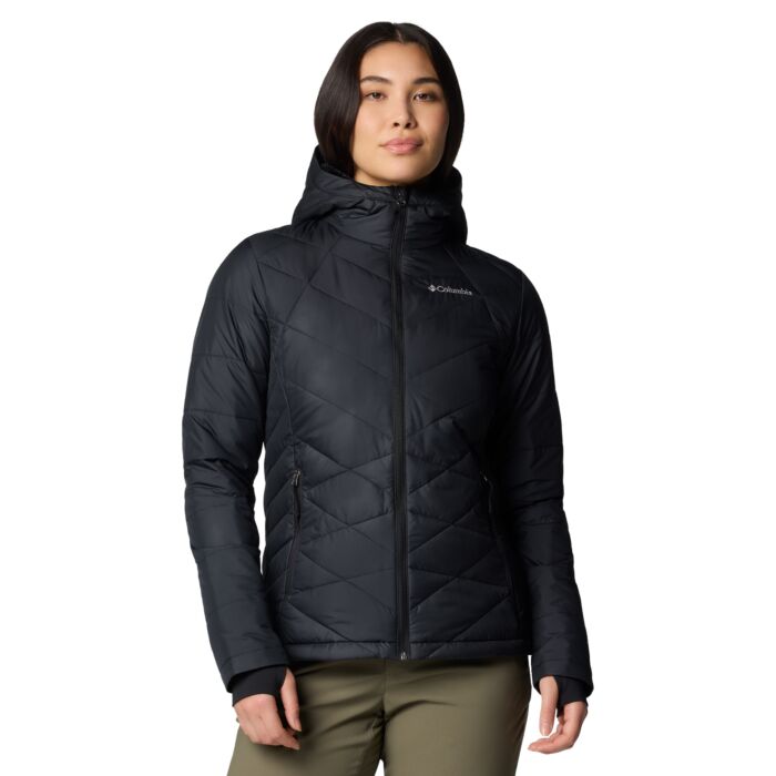 Damska Kurtka pikowana COLUMBIA HEAVENLY HOODED JACKET 1738151012, kolor czarny