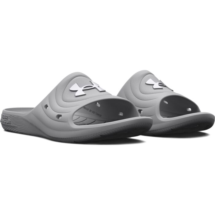Damskie Klapki UNDER ARMOUR UA W LOCKER IV SL 3027013-100, kolor szary