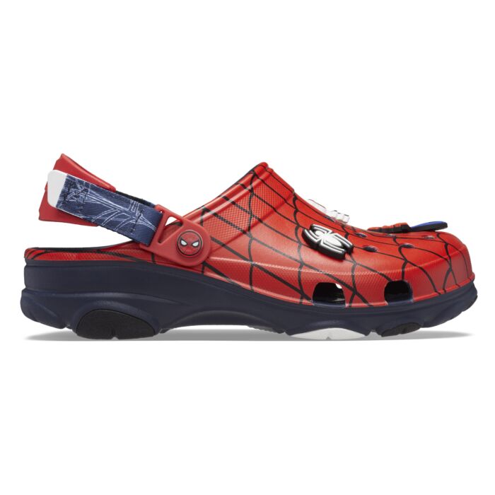 Dziecięce Klapki CROCS SPIDERMAN ALL TERRAIN CLOG K 208786-410, kolor czerwony