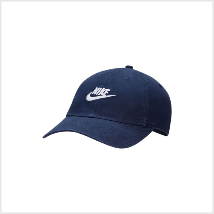  Czapka z daszkiem NIKE U NK CLUB CAP U CB FUT WSH L FB5368-410, kolor granatowy