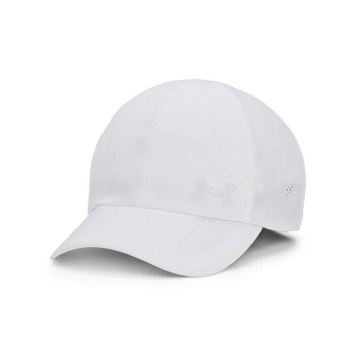 Damska Czapka z daszkiem UNDER ARMOUR W ISO-CHILL LAUNCH ADJ 1383478-100, kolor biały
