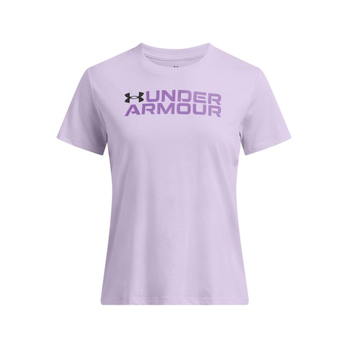 Damska Koszulka z krótkim rękawem UNDER ARMOUR UA W BL PACK SS 1386847-535, kolor fioletowy