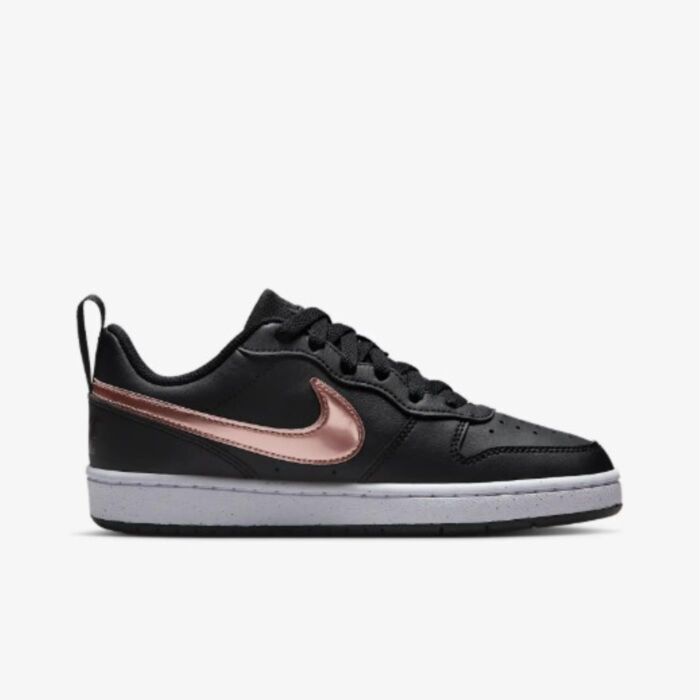 Dziecięce Sneakersy NIKE NIKE COURT BOROUGH RECRAFT SE HF7307-001, kolor czarny