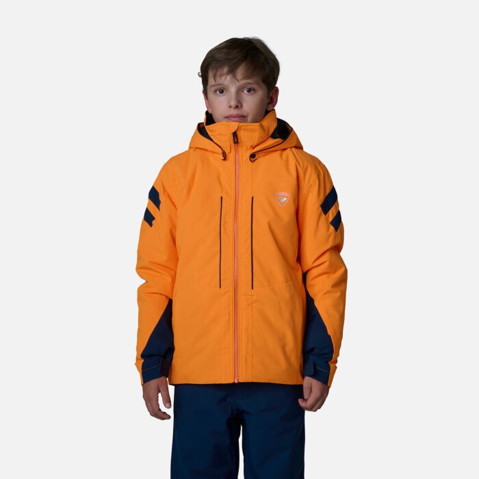 Dziecięca Kurtka ocieplana ROSSIGNOL BOY SKI JKT RLMYJ22_408, kolor pomarańczowy