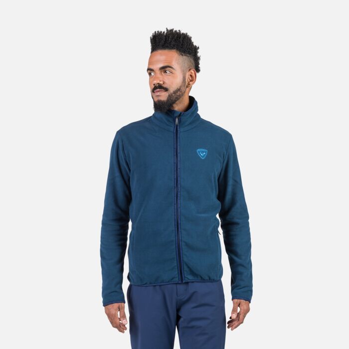 Męski Polar ROSSIGNOL STRAWPILE FLEECE FZ RLNML07_715, kolor granatowy