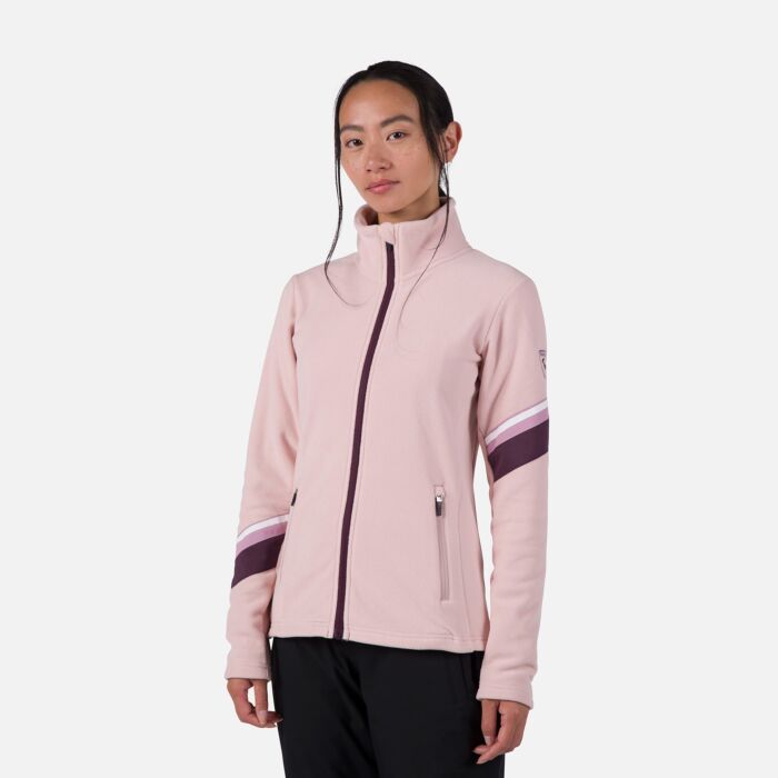 Damski Polar ROSSIGNOL W STRAWPILE FLEECE FZ RLNWL06_337, kolor różowy