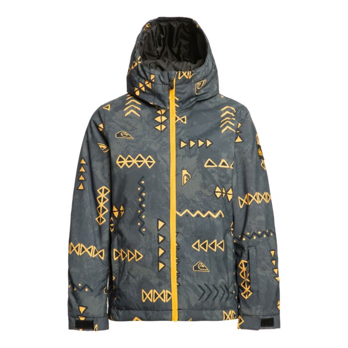 Dziecięca Kurtka ocieplana QUIKSILVER MORTON YOUTH JK EQBTJ03171-KVJ6, kolor szary