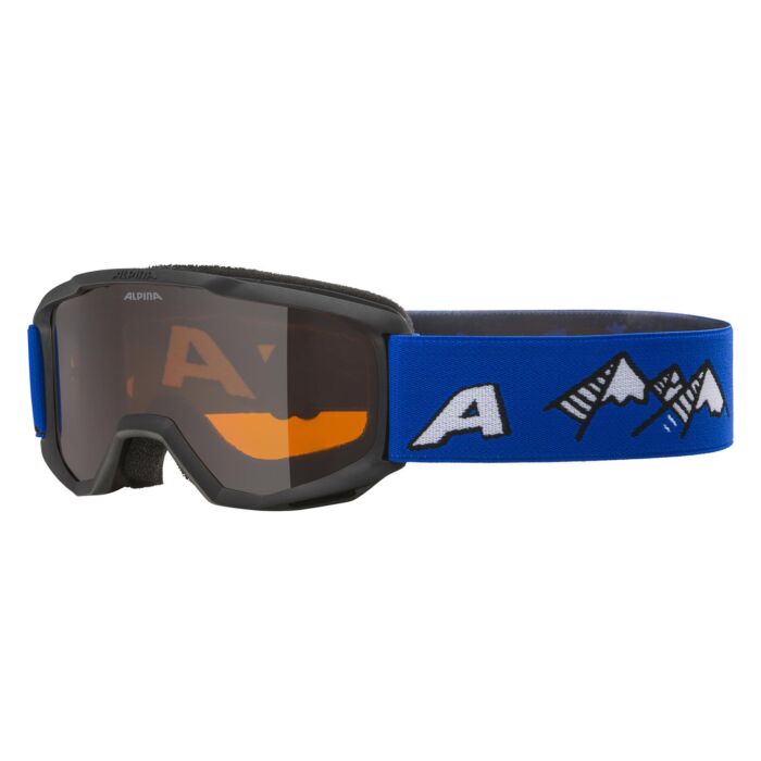 Dziecięce Gogle ALPINA PINEY A7268434, kolor czarny