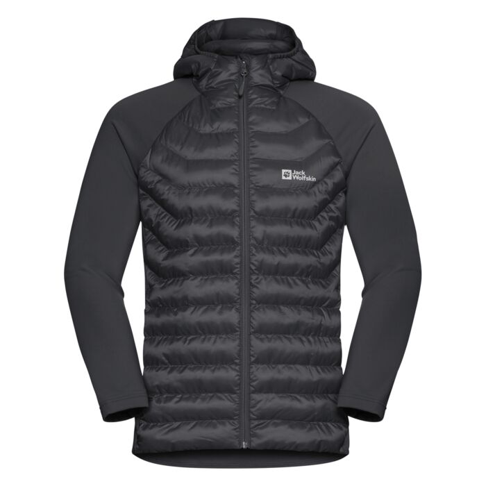 Męska Kurtka przejściowa JACK WOLFSKIN ROUTEBURN PRO HYBRID M 1710512-6000, kolor czarny