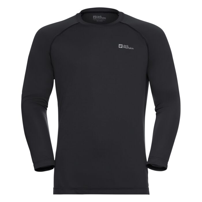 Męska Bluzka termoaktywna JACK WOLFSKIN INFINITE LIGHT LS M A60320-6000, kolor czarny