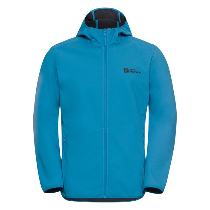 Męski Softshell JACK WOLFSKIN BORNBERG HOODY M 1307471-8026, kolor niebieski