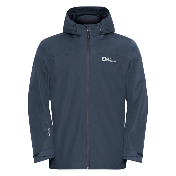 Męska Kurtka 3 w 1 JACK WOLFSKIN TAUBENBERG 3IN1 JKT M 1115311-C0412, kolor granatowy