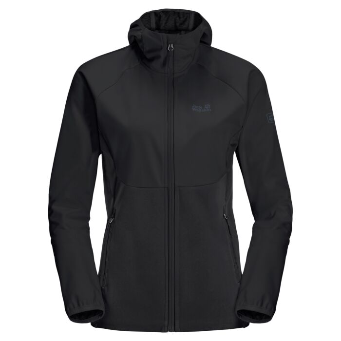 Damski Softshell JACK WOLFSKIN GO HIKE SOFTSHELL W 1306861-6000, kolor czarny