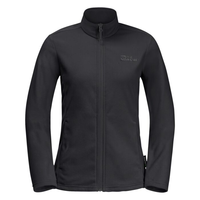Damski Polar JACK WOLFSKIN TAUNUS FZ W 1711391-6000, kolor czarny