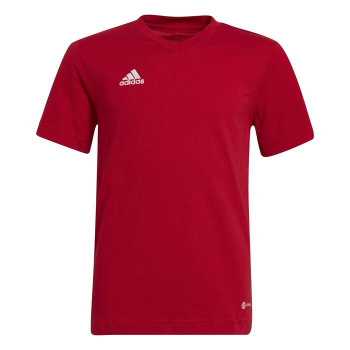 Dziecięca Koszulka z krótkim rękawem ADIDAS ENT22 TEE Y HC0446, kolor czerwony