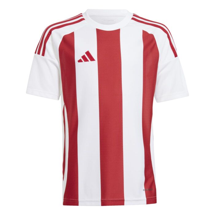 Dziecięca Koszulka z krótkim rękawem ADIDAS STRIPED 24 JSYY IW2133, kolor biały