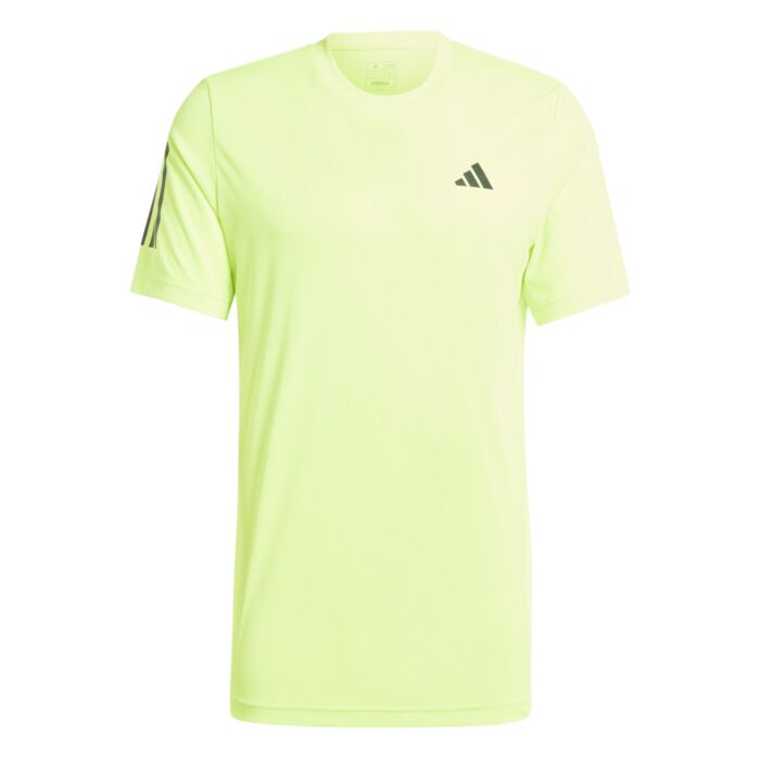 Męska Koszulka z krótkim rękawem ADIDAS CLUB 3STR TEE IS8110, kolor neonowy
